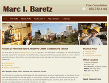 Tablet Screenshot of baretzlaw.com
